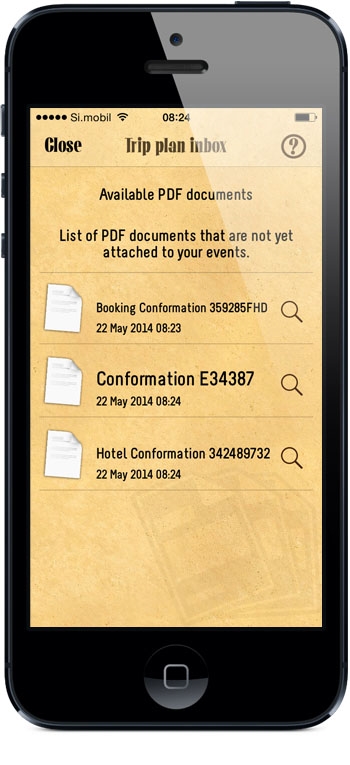 Attaching PDF documents